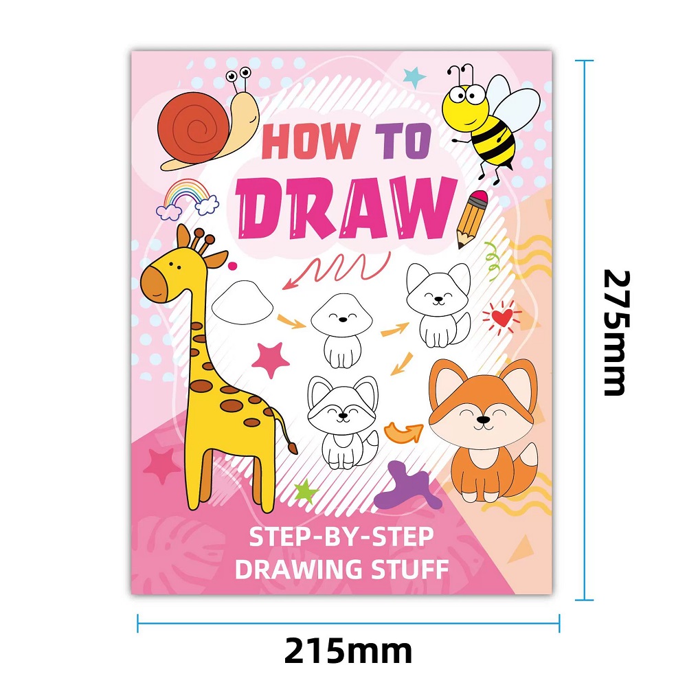 Kids Education Drawing - 어린이를 위한 동물 만화 스케치북 그리기