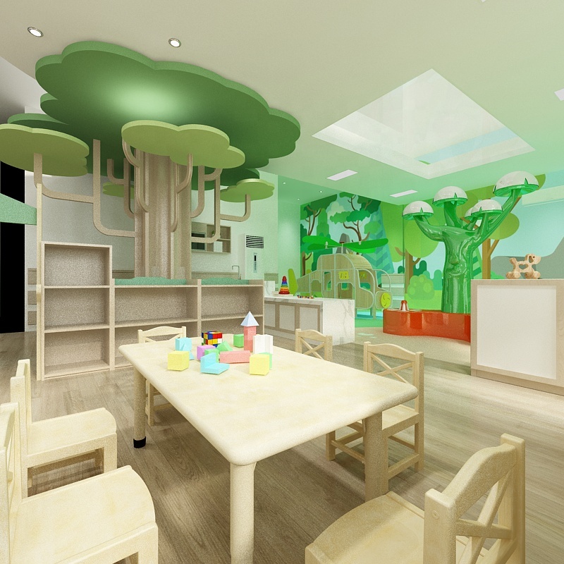 Kids Education Center - 어린이집 가구 세트 스타일 원목 모던