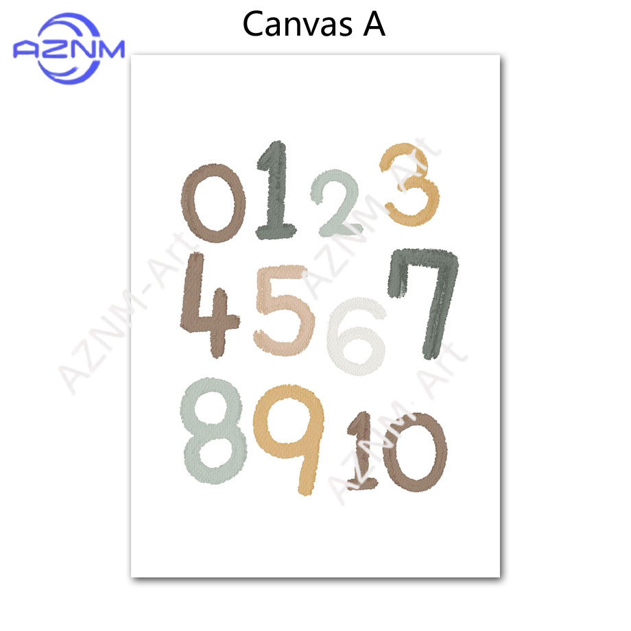 1/2pcs 교육 학습 숫자 동물 보육원 벽 인쇄 종이 - Kids Educational Poster 리뷰 및 가격