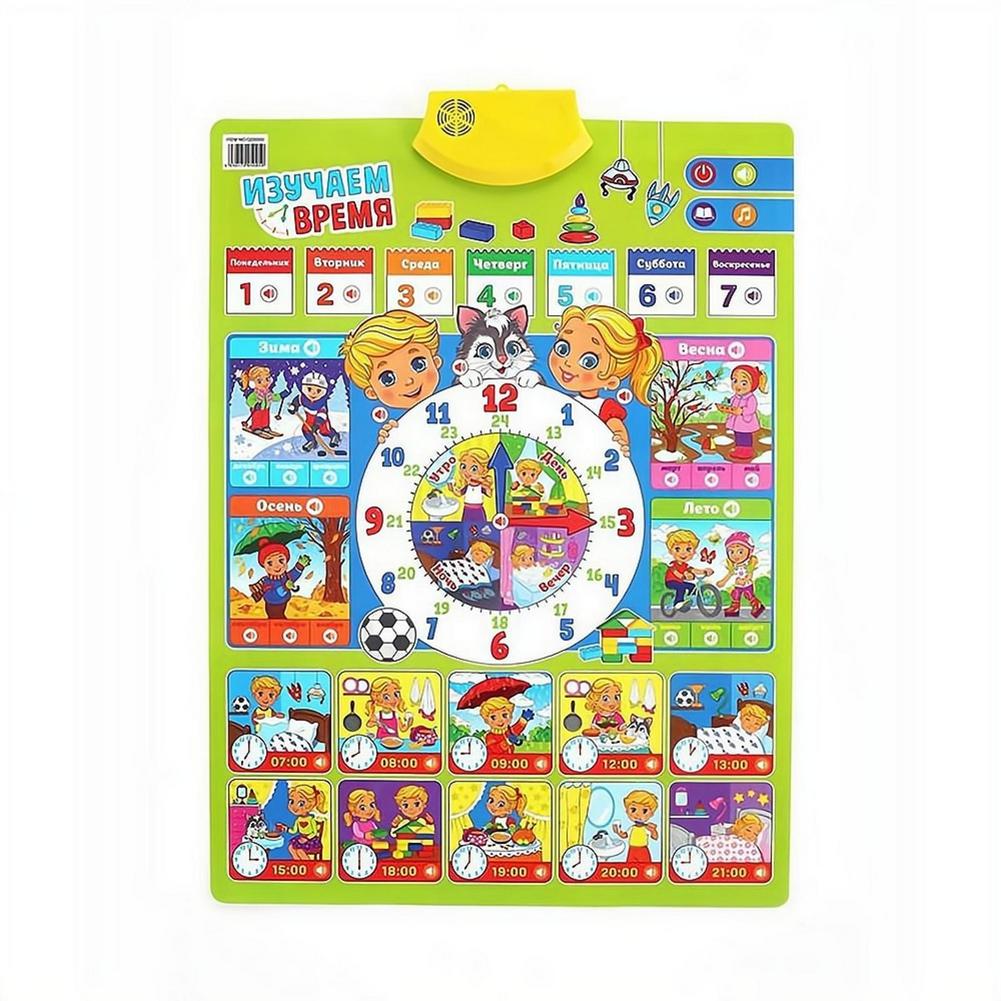 러시아어 전자식 인터랙티브 알파벳 벽걸이 차트 말하는  - Kids Educational Poster 리뷰 및 가격