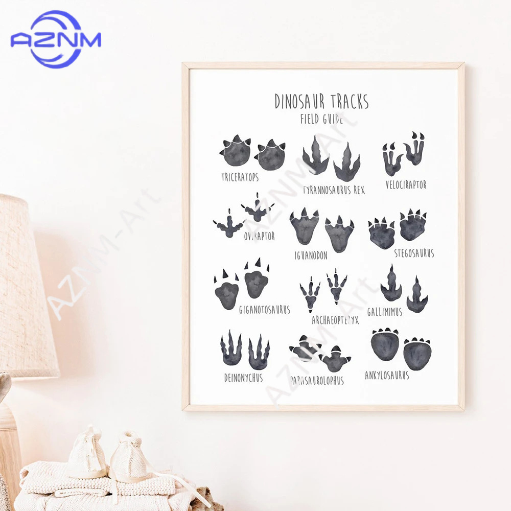 1/3PCS, 만화 공룡 종 영어 지식 학습 포스터 교 - Kids Educational Poster 리뷰 및 가격