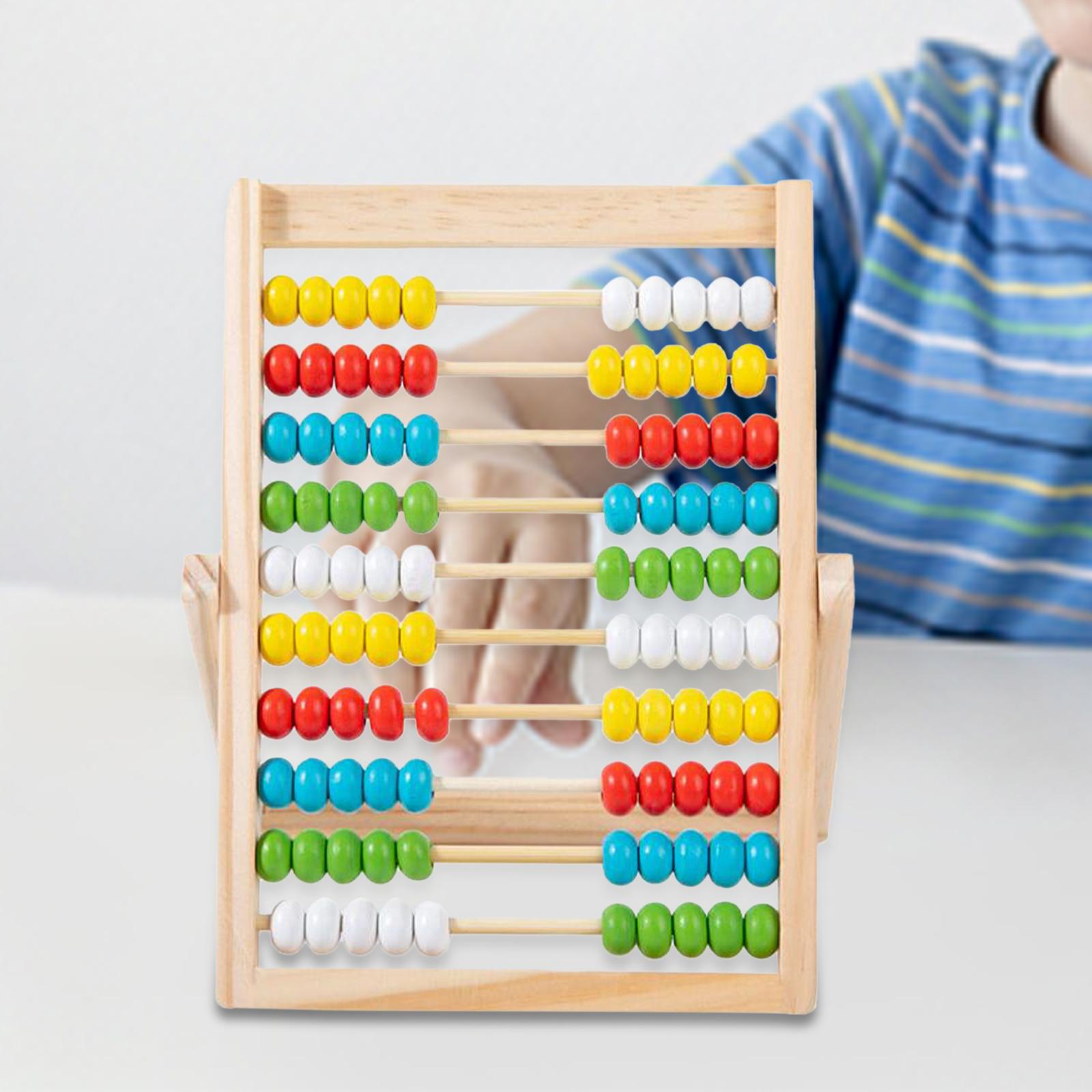 다색 나무 주판 계산 프레임 수학 게임 어린이를 위한  - Kids Education Center 리뷰 및 가격