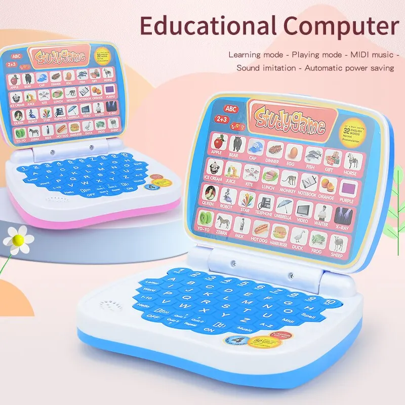 어린이를 위한 영어 학습용 소형 노트북 장난감. 알파벳 - Kids Educational Computer 리뷰 및 가격