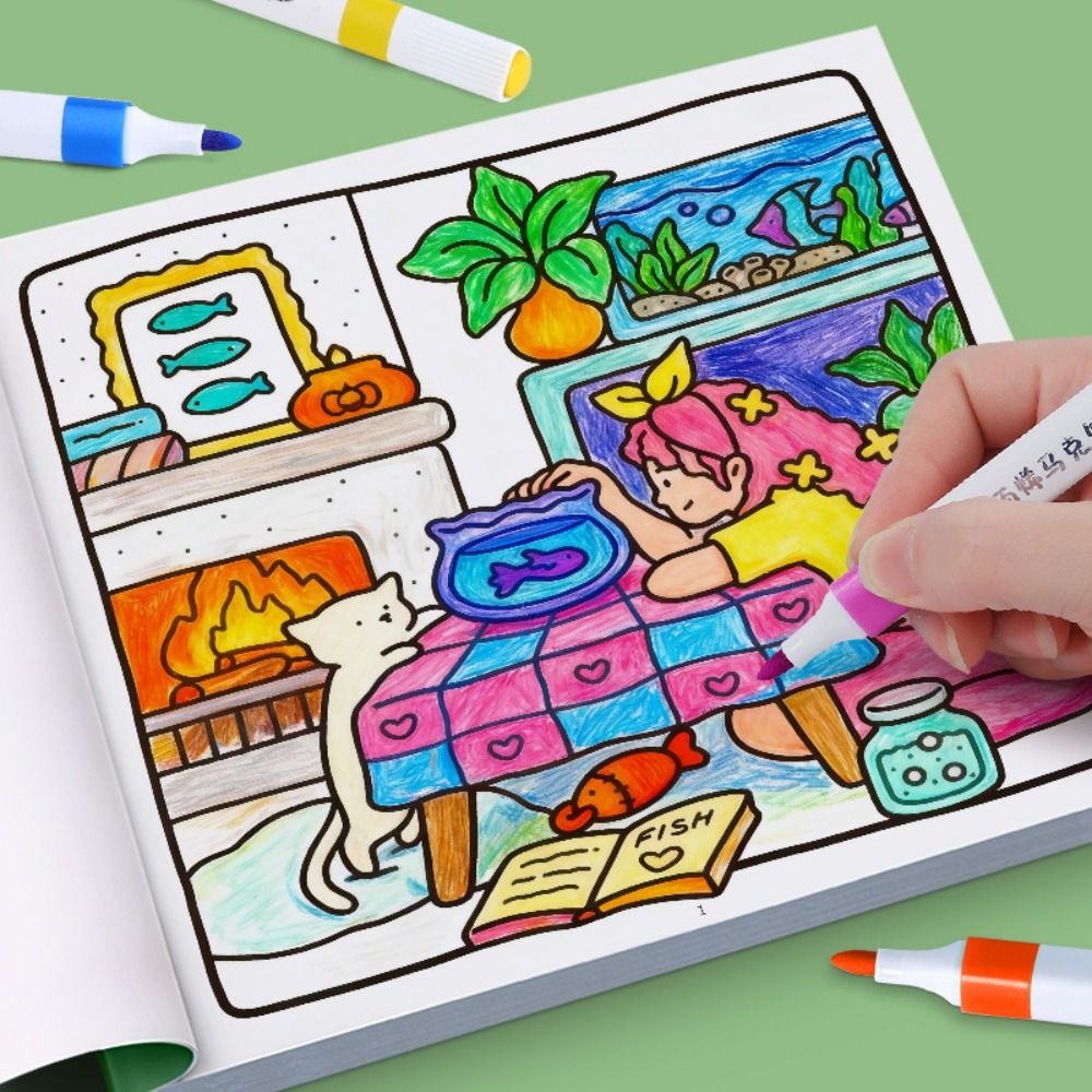 창의적인 DIY 색칠책 교육용 감각 장난감 어린이용 그 - Kids Education Drawing 리뷰 및 가격
