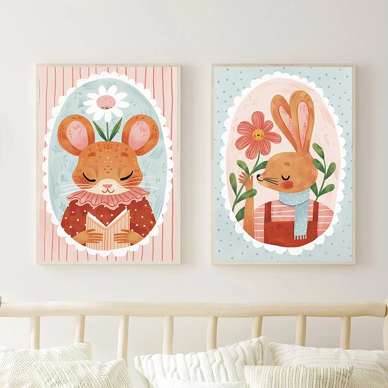 꽃무늬 알파벳 교육 어린이 프린트 어린이 방 장식 벽  - Kids Educational Poster 리뷰 및 가격