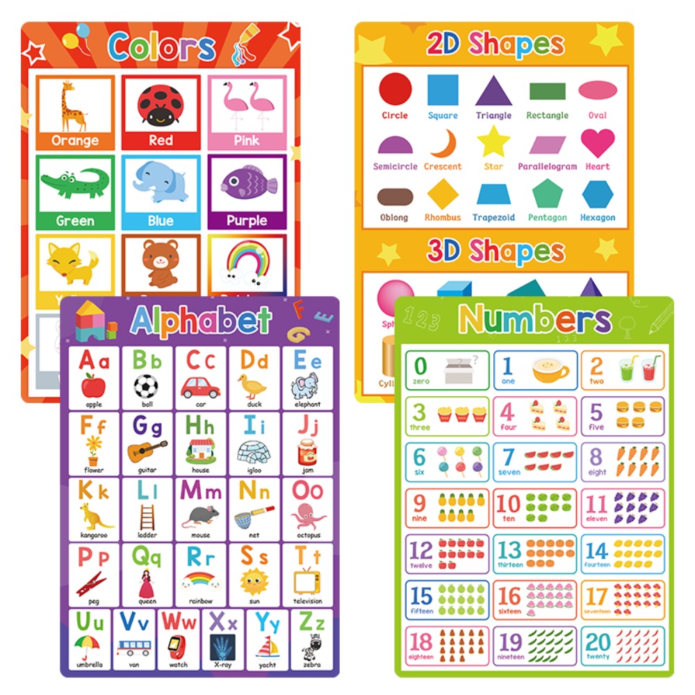 수학 어린이 교육용 수학 포스터 덧셈 영어 학습 포스터 - Kids Educational Poster 리뷰 및 가격