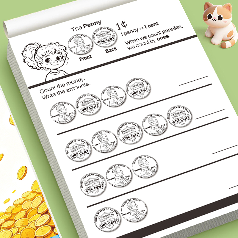 유아용 돈 세기 연습장 동전 인식 수학 연습장 조기 학 - Kids Education Activities 리뷰 및 가격