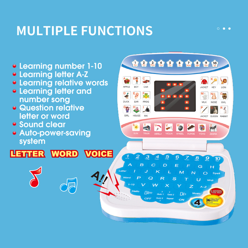 영어 학습 기계 노트북 컴퓨터 장난감 어린이 전자 유치 - Kids Educational Computer 리뷰 및 가격