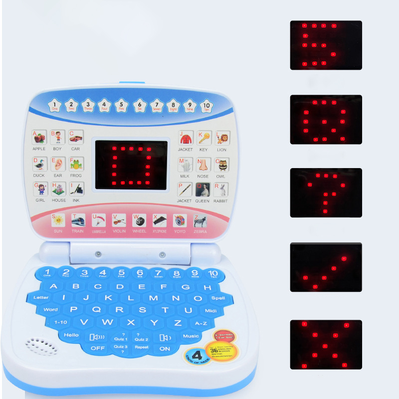 영어 학습 기계 노트북 컴퓨터 장난감 어린이 전자 유치 - Kids Educational Computer 리뷰 및 가격