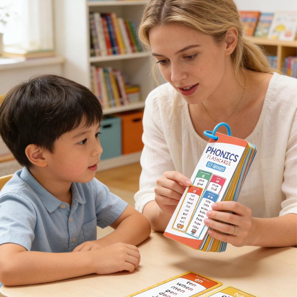 파닉스 플래시카드 세트, 60개 117단어 그룹 영어  - Kids Education Group 리뷰 및 가격